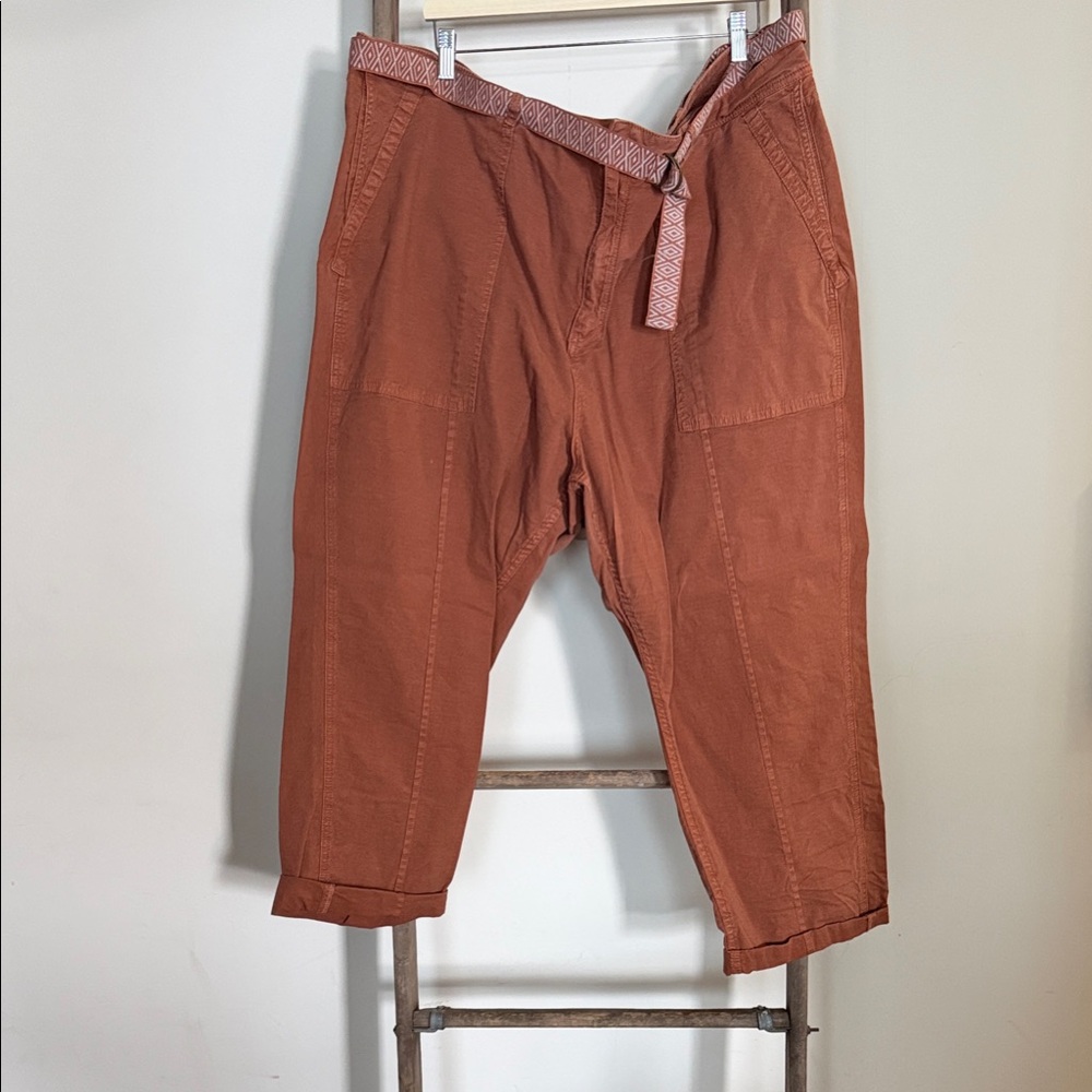 Anthropologie Wanderer Pants with Belt